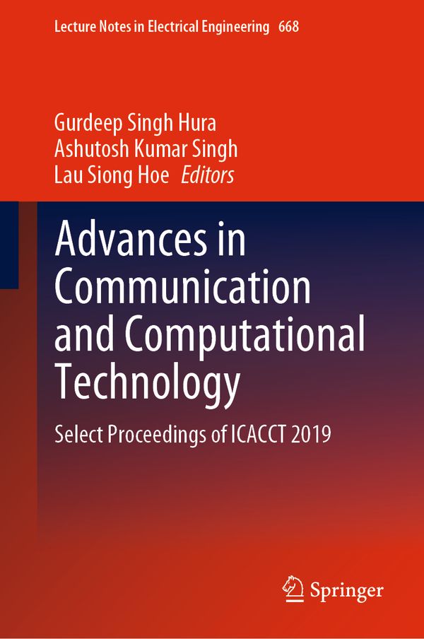 Advances in Communication and Computational Technology | 1:a upplagan