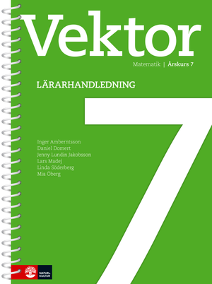 Vektor åk 7 Lärarhandledning | 1:a upplagan