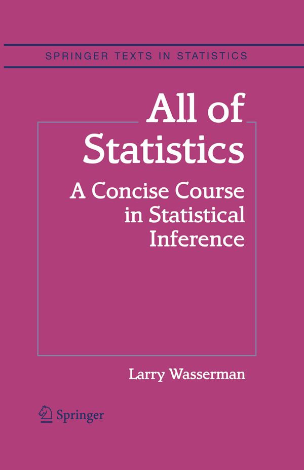 All of Statistics | 1:a upplagan