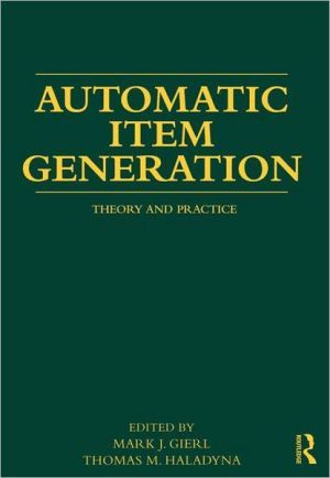 Automatic Item Generation