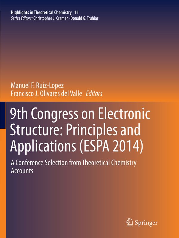 9th Congress on Electronic Structure: Principles and Applications (ESPA 2014) | 1:a upplagan