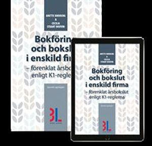 Bokföring & bokslut i enskild firma | 7:e upplagan